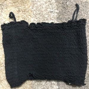 Garage black tube top